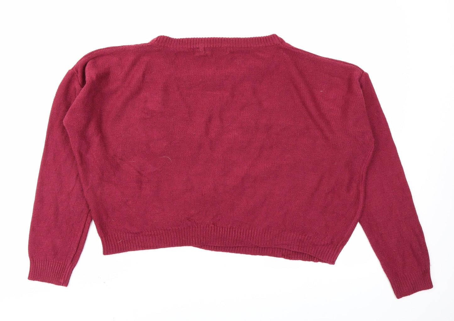Brave Soul Womens Purple   Pullover Jumper Size 14