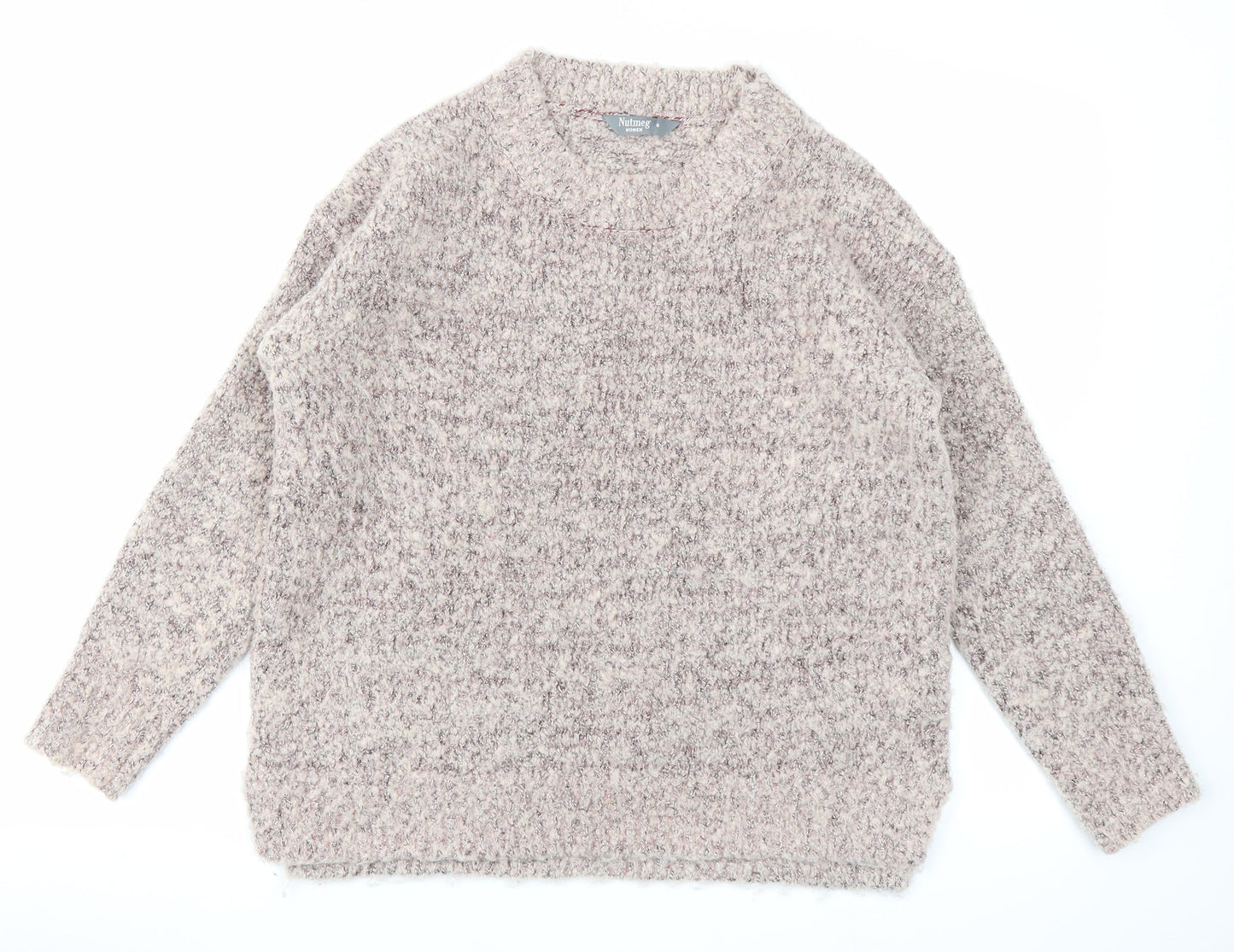 Nutmeg Womens Pink   Pullover Jumper Size 8