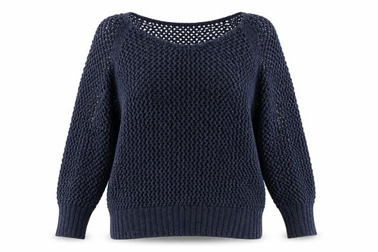 Super Luxurious Womens Blue   Pullover Jumper Size L