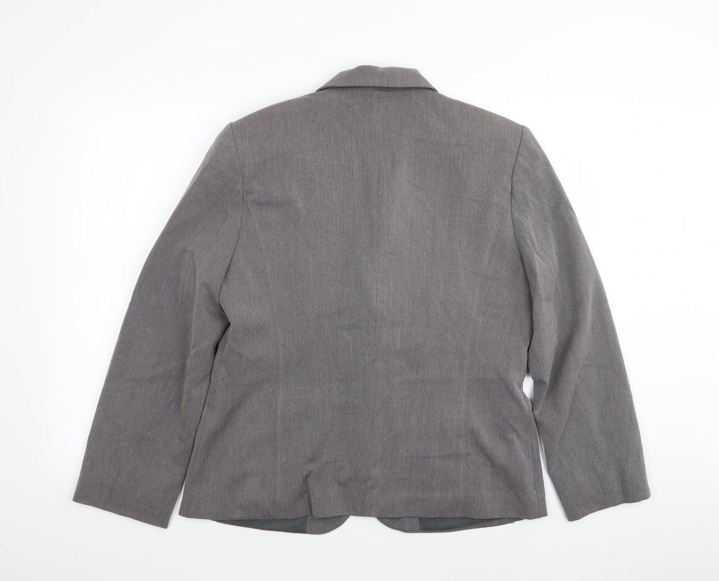 Gelco Womens Grey   Jacket Blazer Size 14