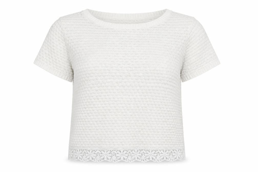 Dorothy Perkins Womens White   Pullover Jumper Size 10
