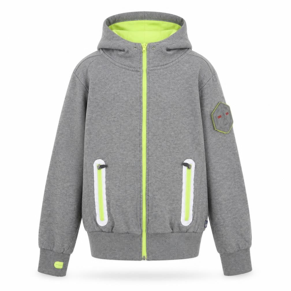 Original Marines Boys Grey   Full Zip Jumper Size 12 Years