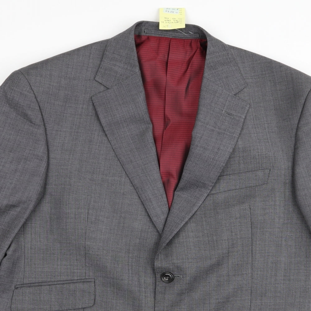 M&S Mens Grey   Jacket Blazer Size 40