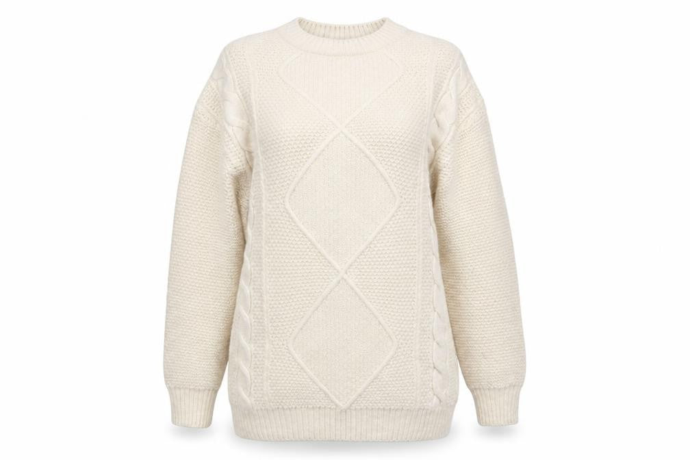Asda George Womens White   Pullover Jumper Size 4  - size 4-6