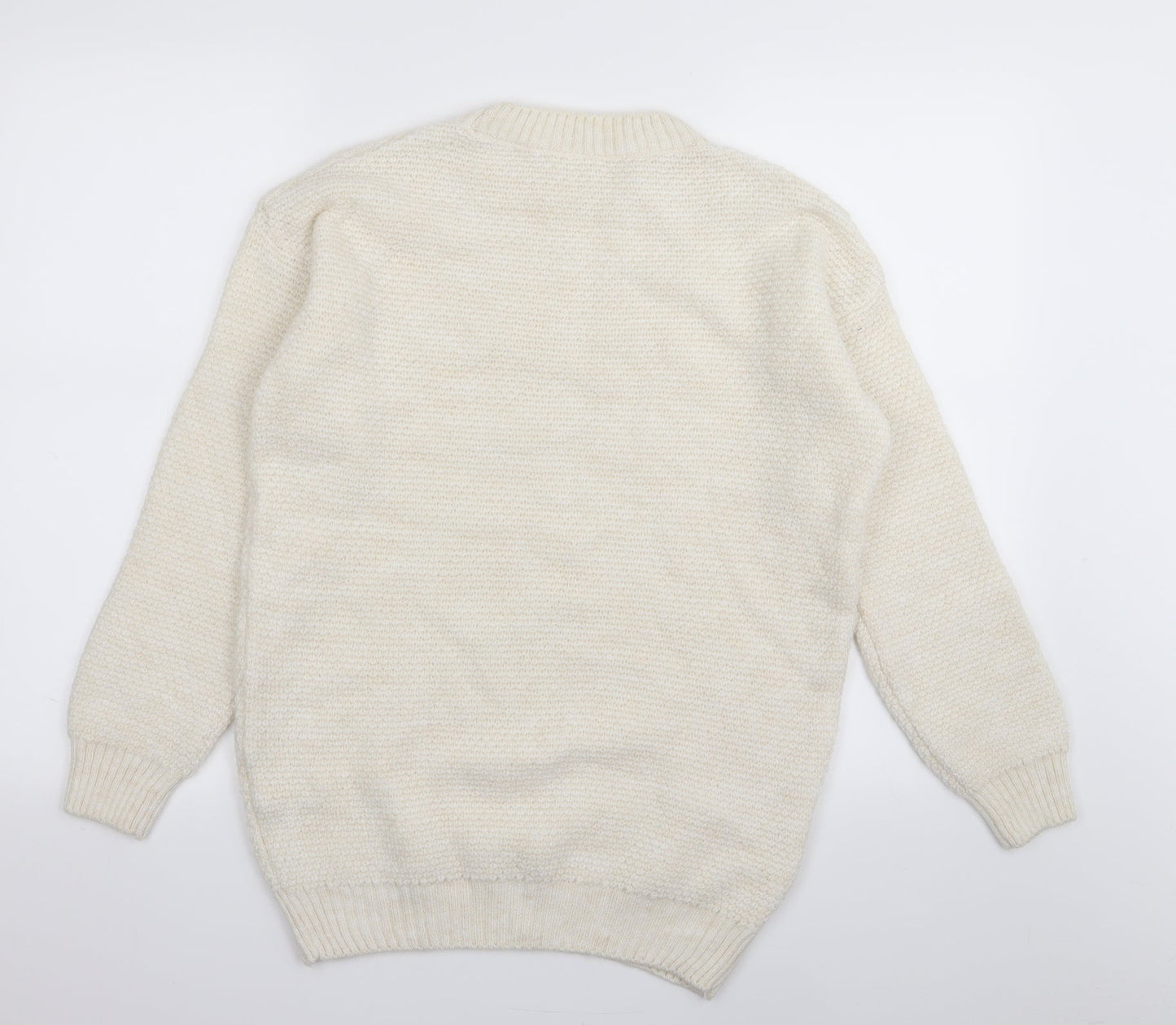 Asda George Womens White   Pullover Jumper Size 4  - size 4-6