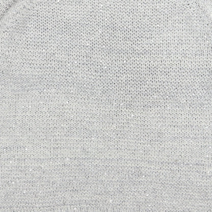 Preloved Dorothy Perkins Womens Grey   Pullover Jumper Size 12  - sequin - Label