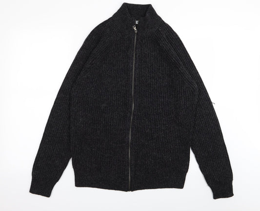 TU man Mens Grey   Full Zip Jumper Size M
