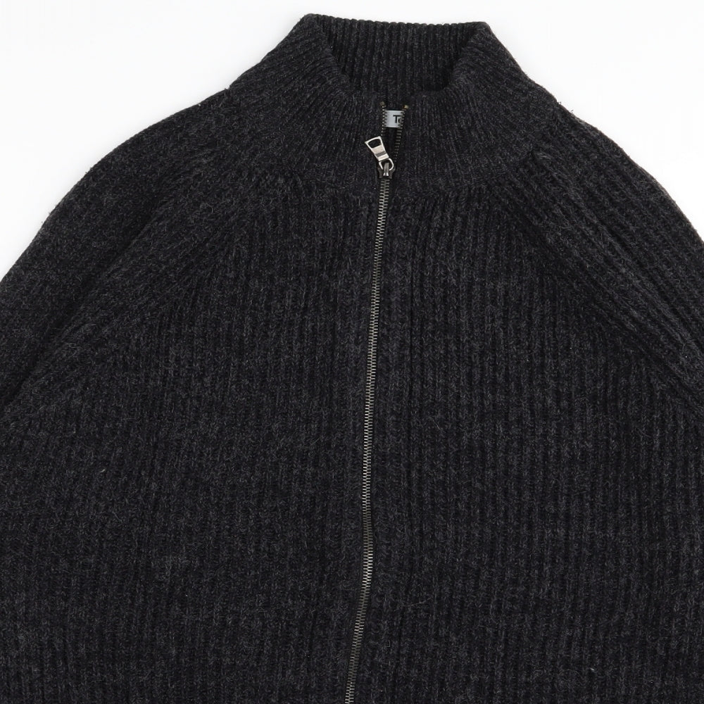 TU man Mens Grey   Full Zip Jumper Size M