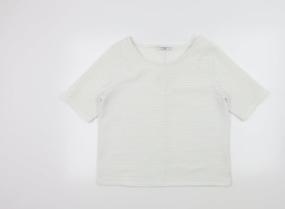 Next Womens White   Pullover Jumper Size 14