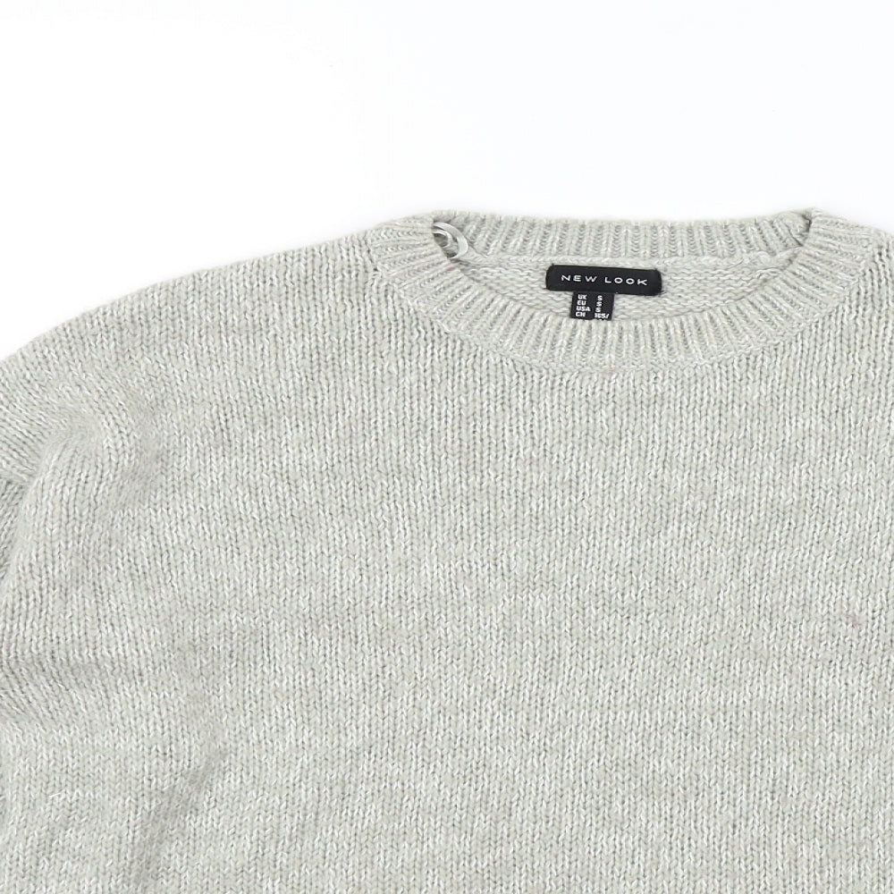New Look Womens Grey   Pullover Jumper Size S