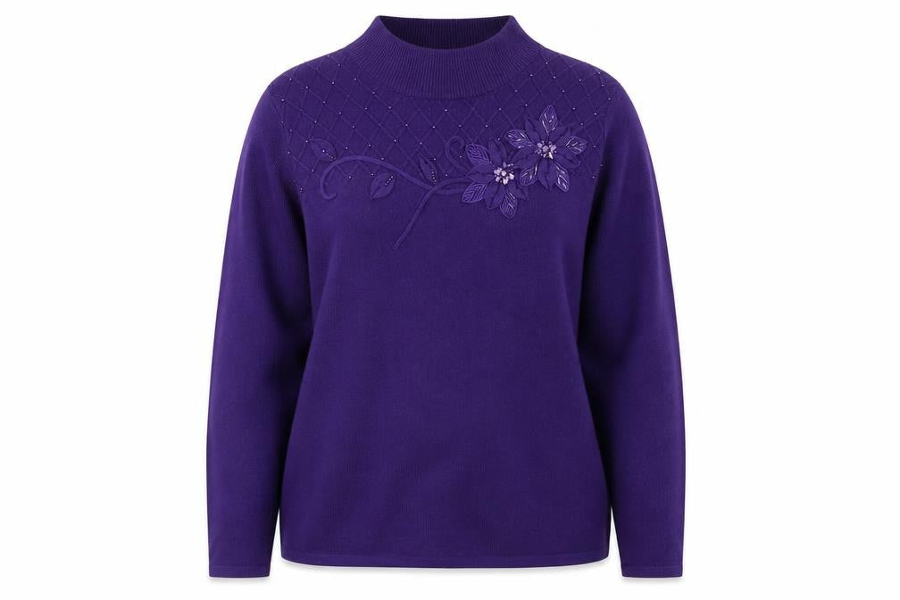 Bonmarché Womens Pink Pullover Jumper Size M
