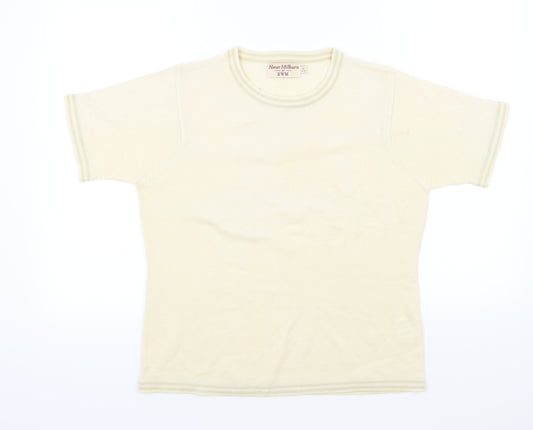 EWM Womens Beige   Pullover Jumper Size 14