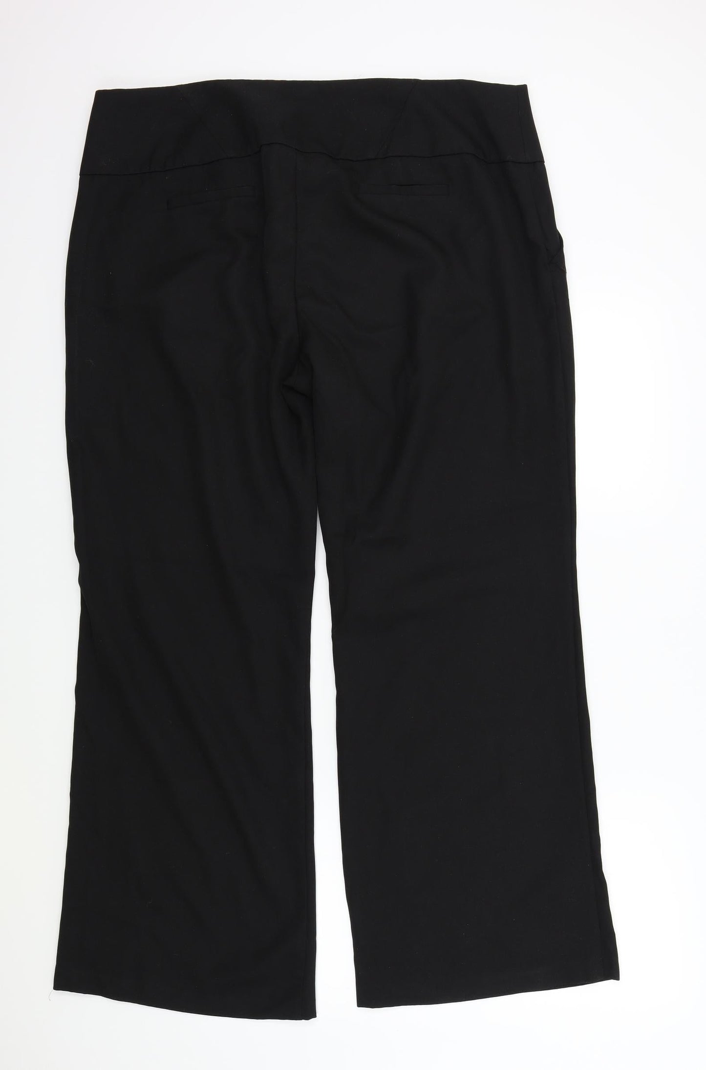 Preworn Womens Black   Trousers  Size 20 in L20 in