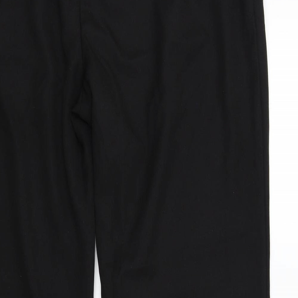 Preworn Womens Black   Trousers  Size 20 in L20 in