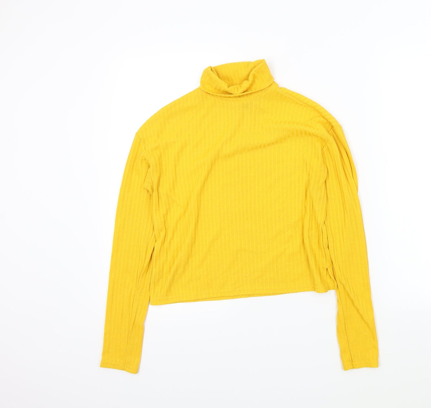 H&M Womens Yellow   Pullover Jumper Size XS