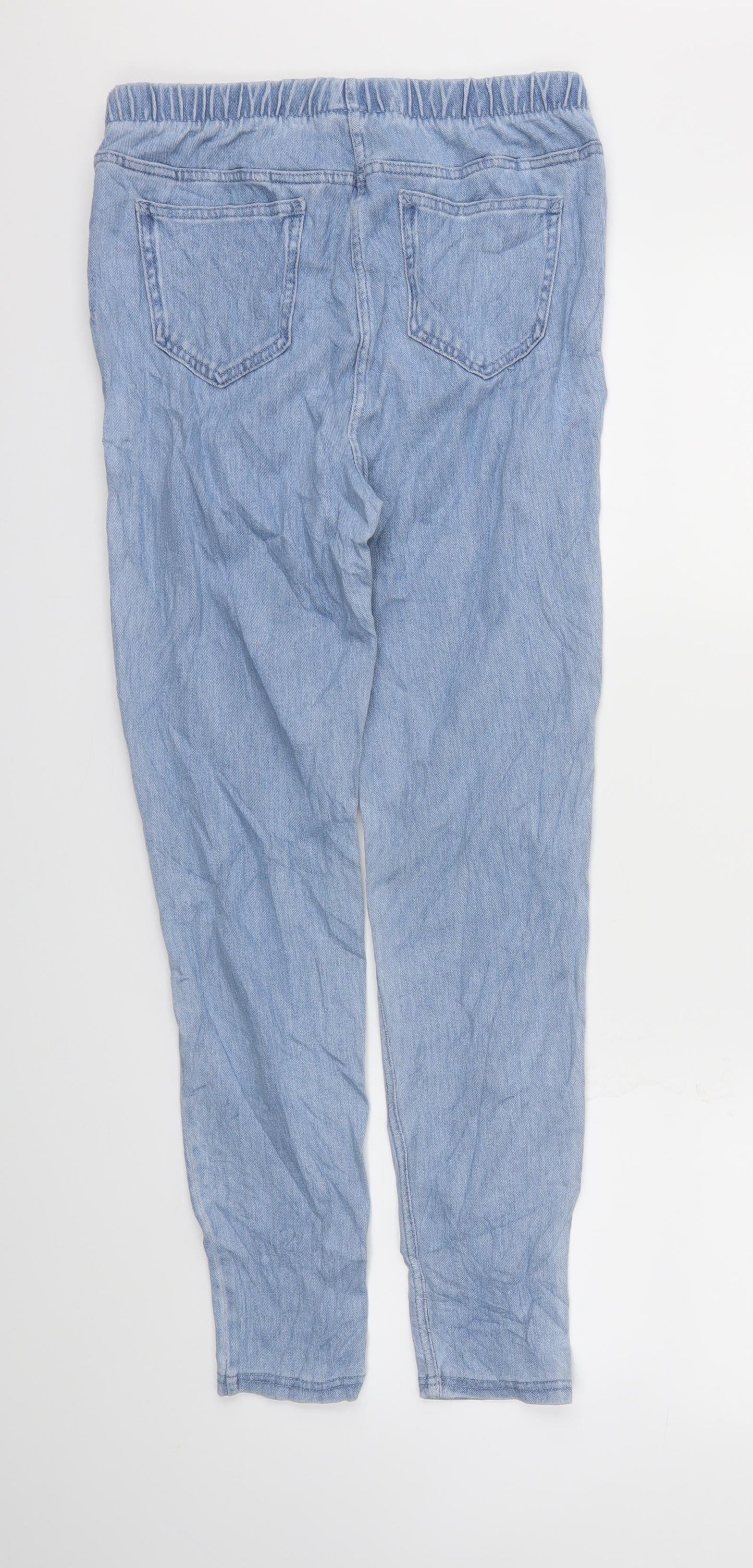 NEXT Womens Blue   Skinny Jeans Size 10 L26 in - Stretch waistband