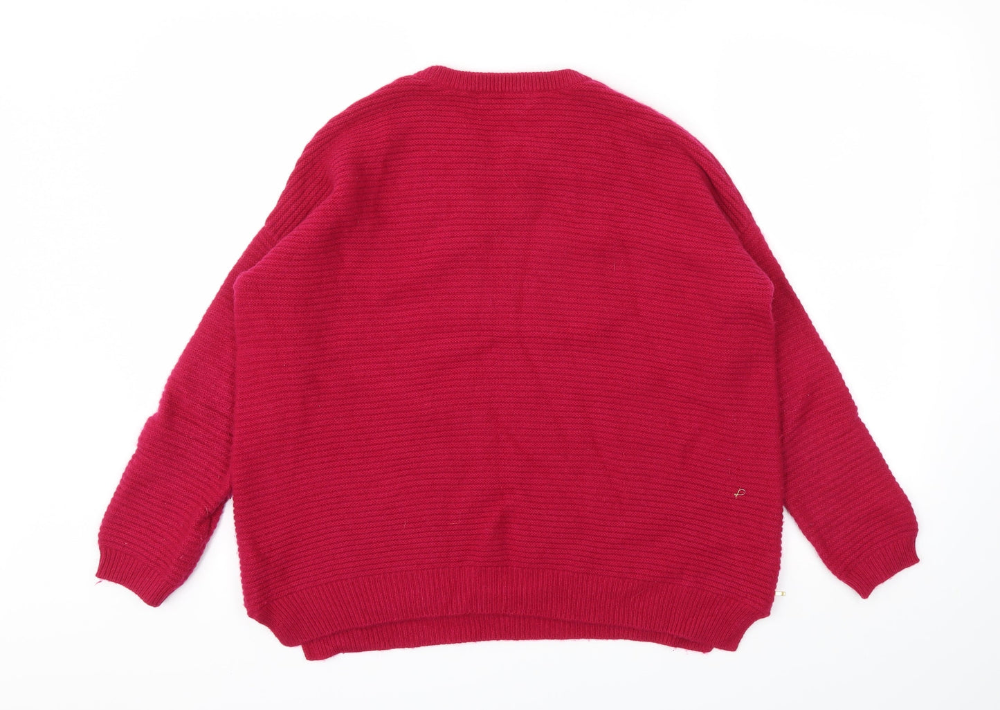 M&S Womens Pink   Pullover Jumper Size S