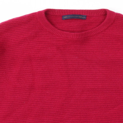 Marks & Spencer Womens Pink   Pullover Jumper Size S