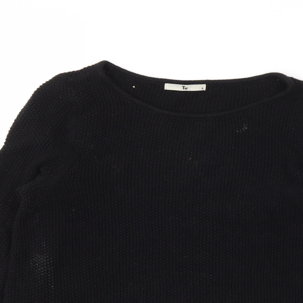 TU Womens Black   Pullover Jumper Size 8