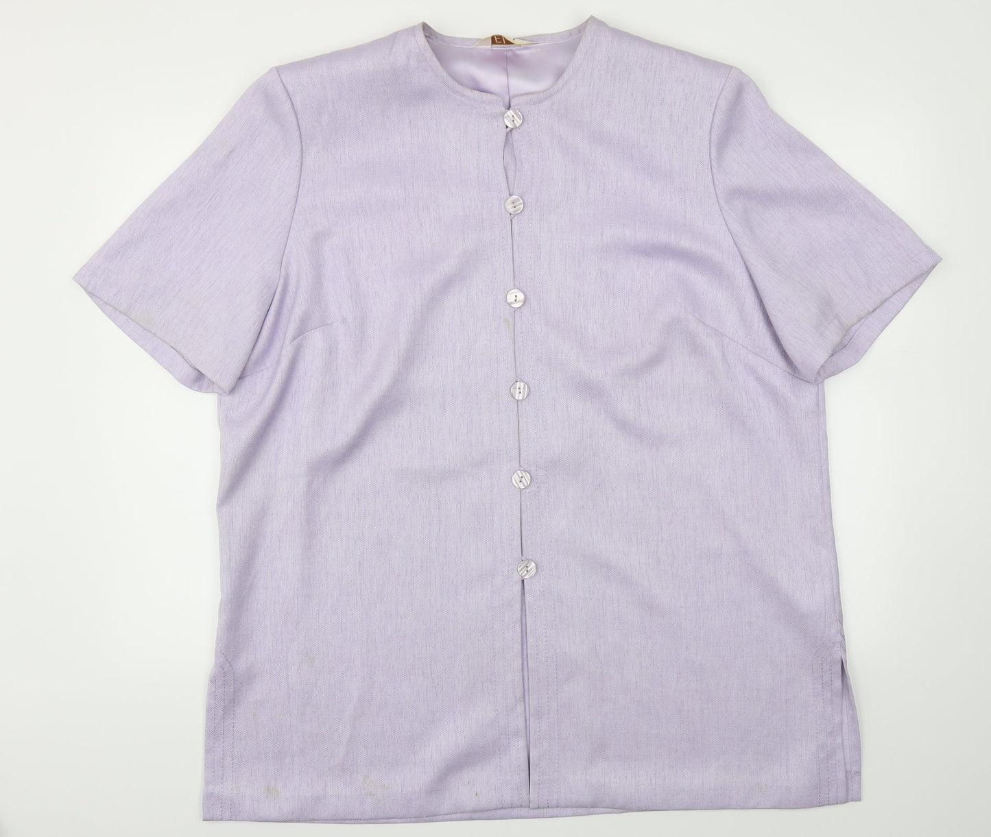 ELVI Womens Purple   Basic T-Shirt Size 20