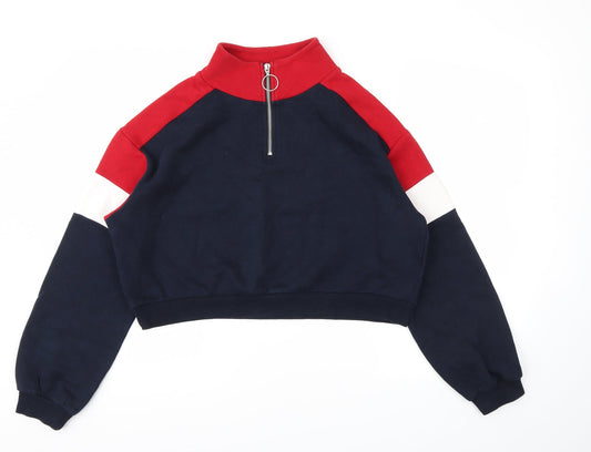 H&M Womens Blue   Pullover Jumper Size S