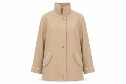 David Barry  Womens Beige   Jacket Coat Size 14