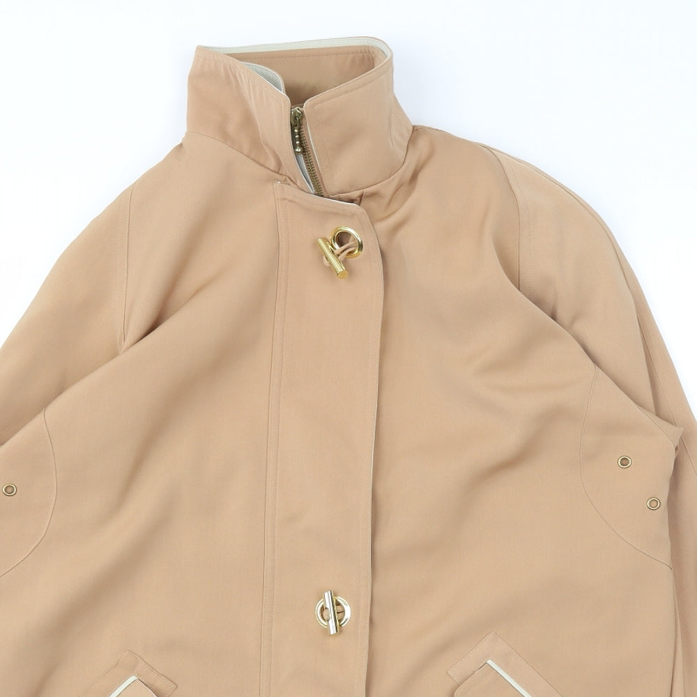 David Barry  Womens Beige   Jacket Coat Size 14