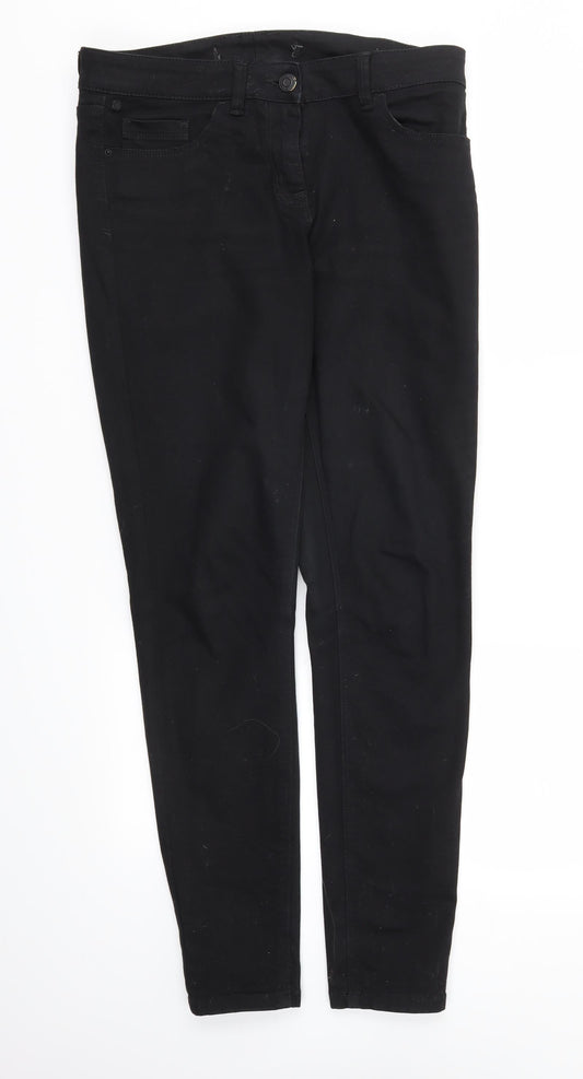 Preworn Womens Black   Skinny Jeans Size 34 L32 in