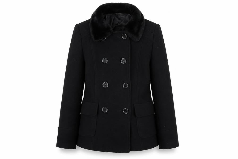 BHS Womens Black   Jacket Coat Size 14