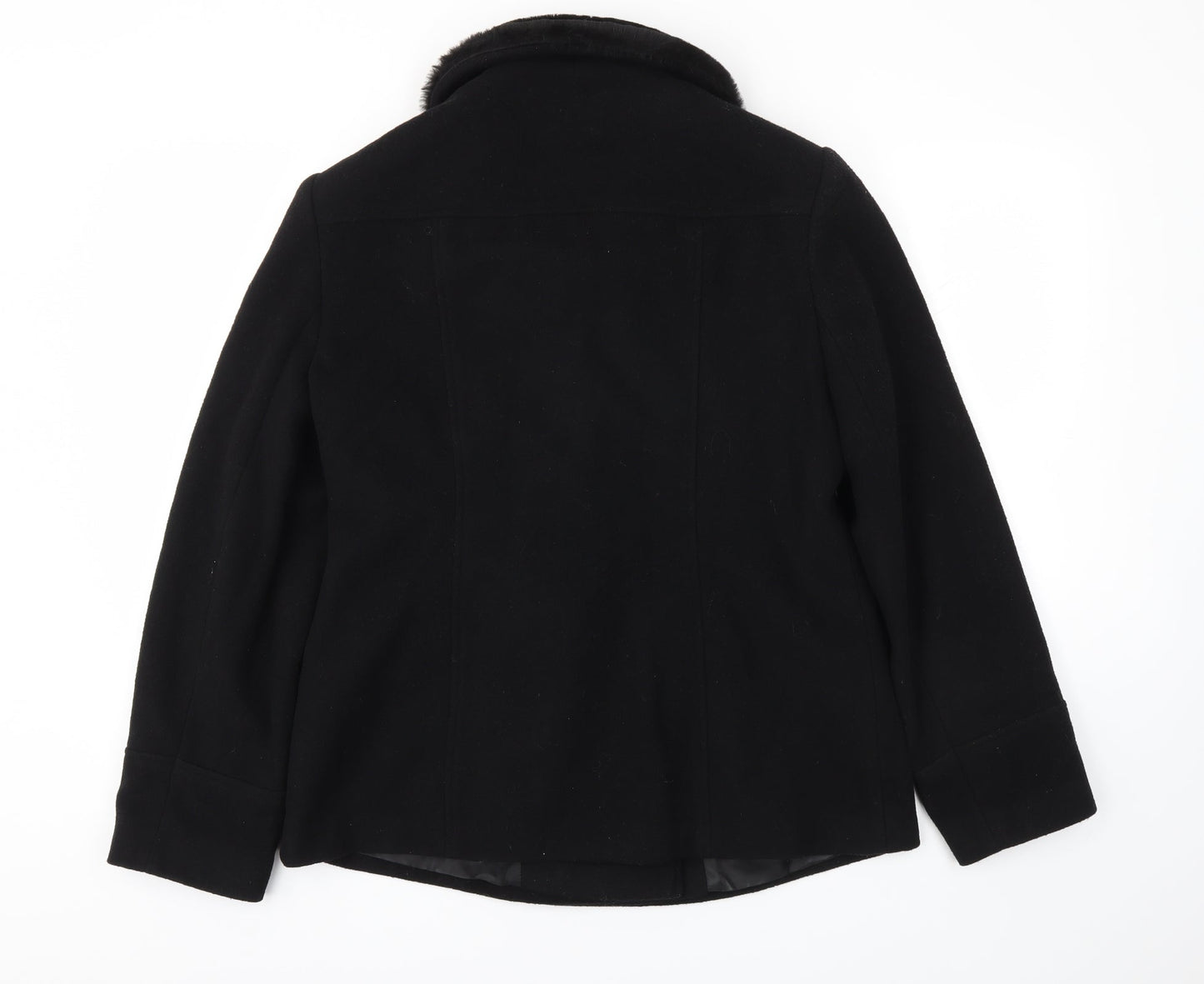 BHS Womens Black   Jacket Coat Size 14