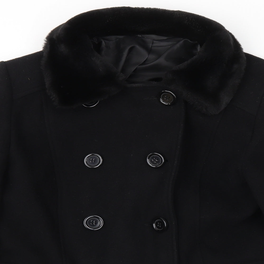 BHS Womens Black   Jacket Coat Size 14