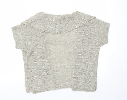 Tu Womens Grey   Cardigan Jumper Size S