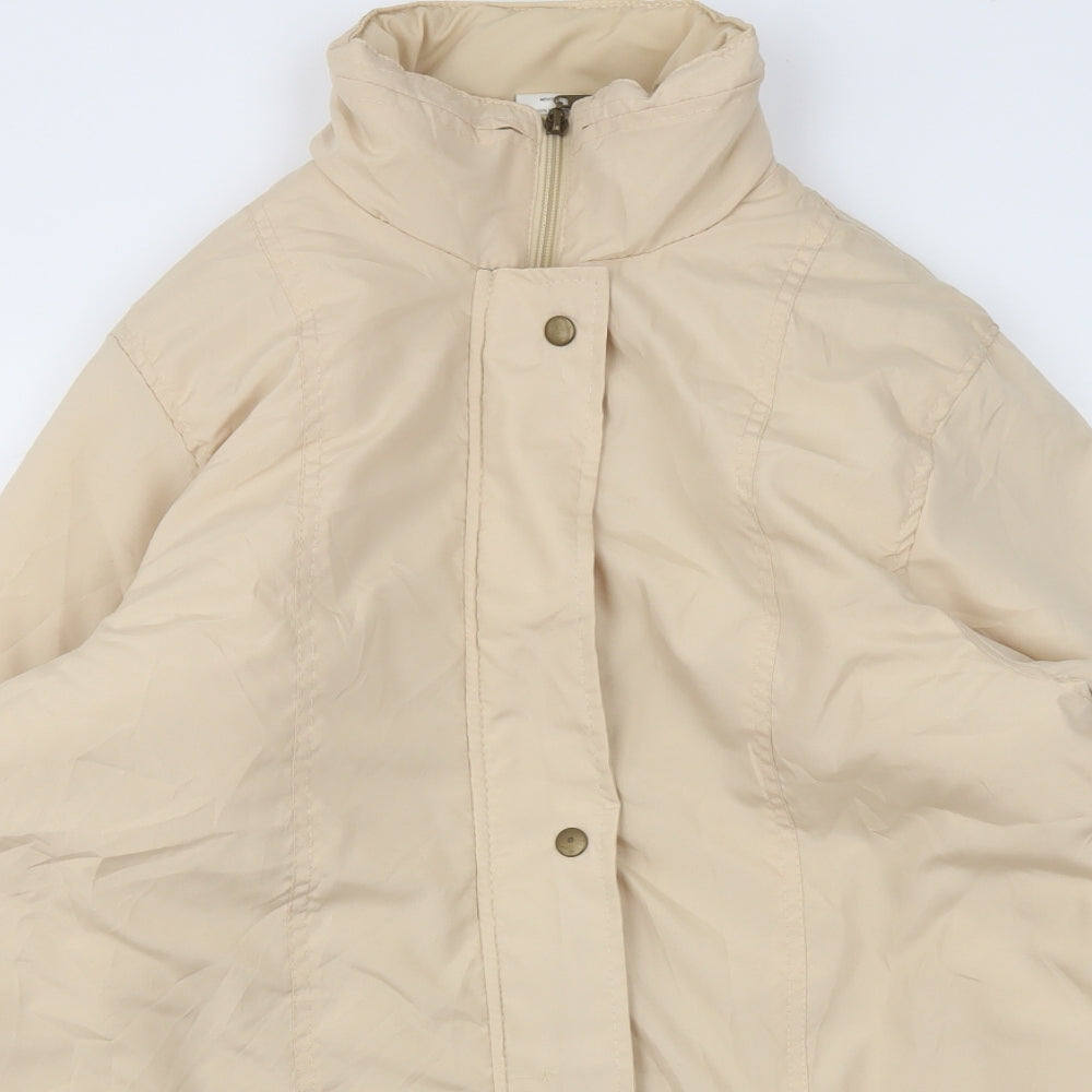 NEUVILLE  Womens Beige   Jacket Coat Size 14