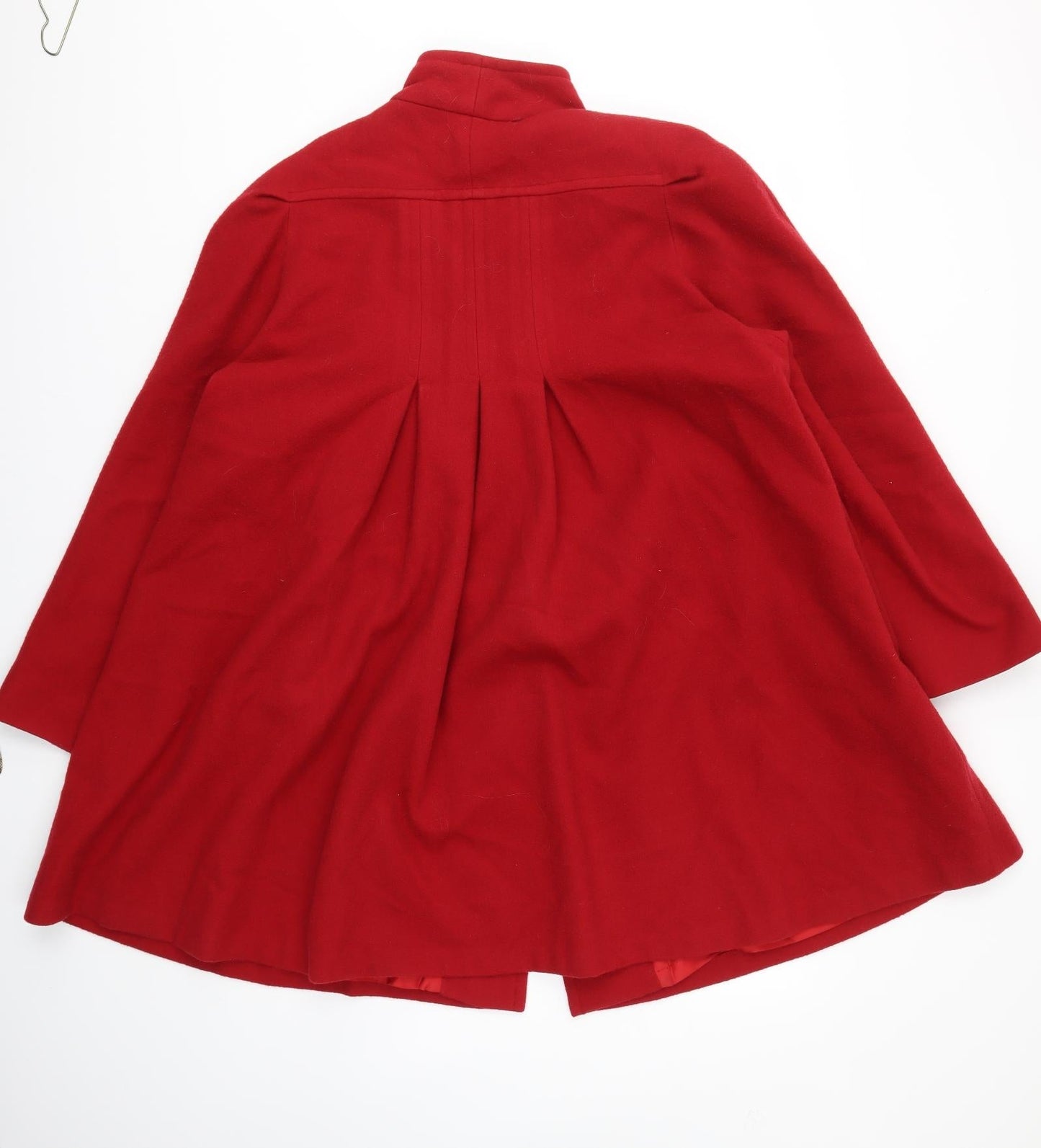 Preworn Womens Red   Jacket Coat Size 10