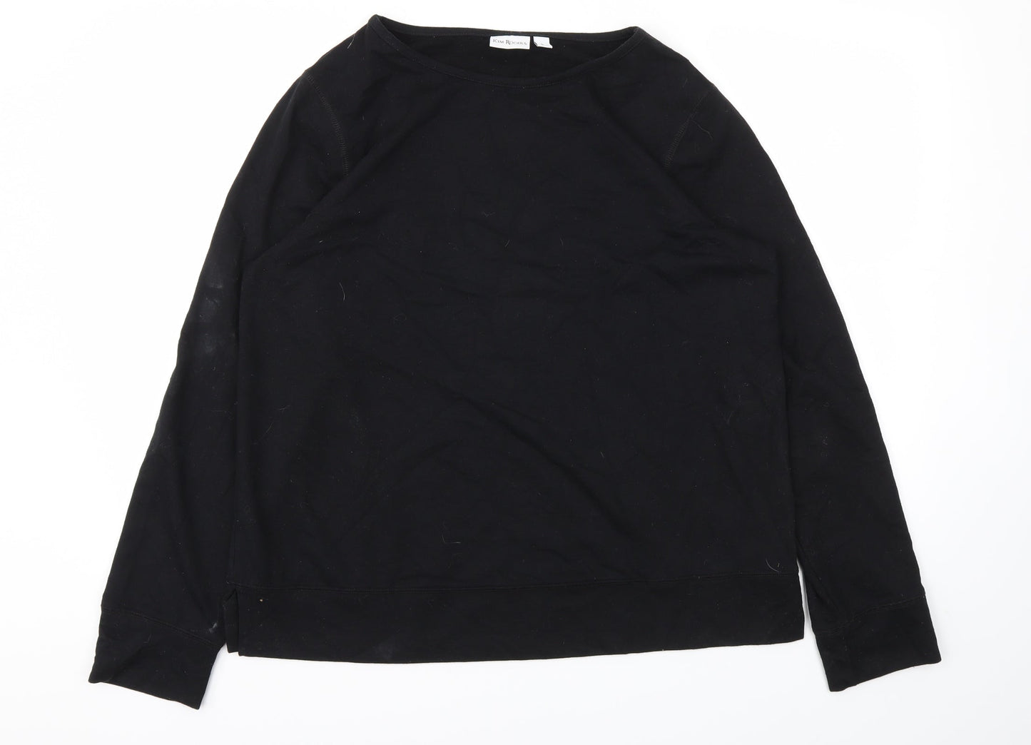 Kim Rogers Womens Black   Pullover Jumper Size L
