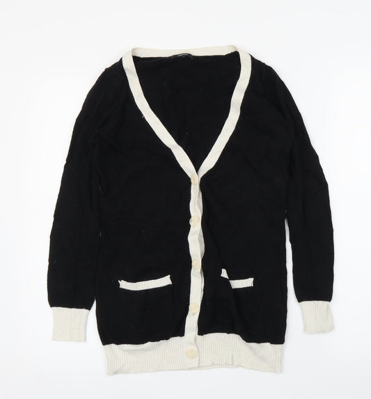 Papaya Womens Black   Cardigan Jumper Size 10