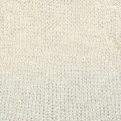 Brand and care label for Papaya women’s beige jumper, size UK 14