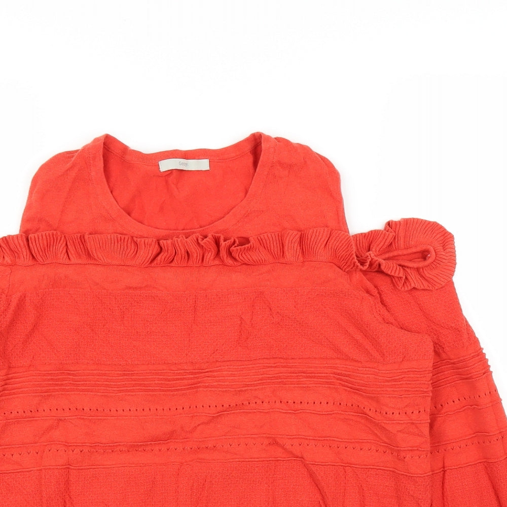 George Womens Red   Pullover Jumper Size 14