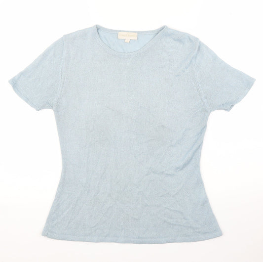 Le Maglie Womens Blue   Basic Blouse Size S