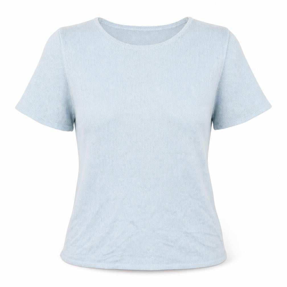 Le Maglie Womens Blue   Basic Blouse Size S