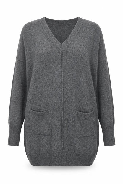 East Womens Grey   Tunic Blouse Size 14