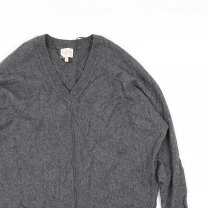 East Womens Grey   Tunic Blouse Size 14