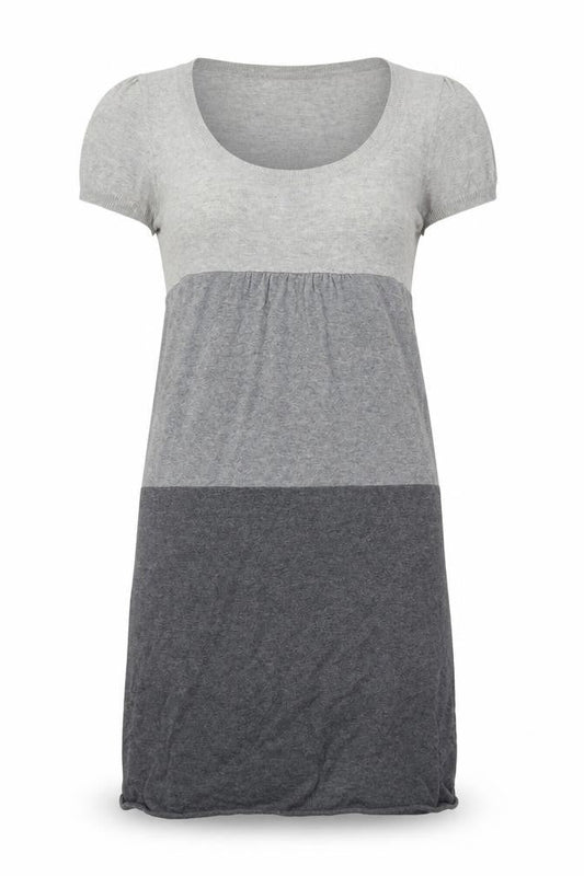 Promod Womens Grey Striped  Jumper Dress  Size S