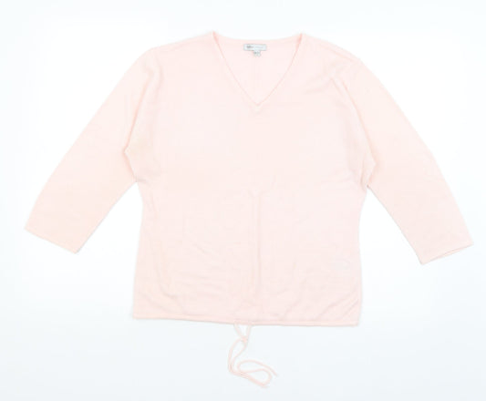 Debbie Morgan Womens Pink   Pullover Jumper Size M