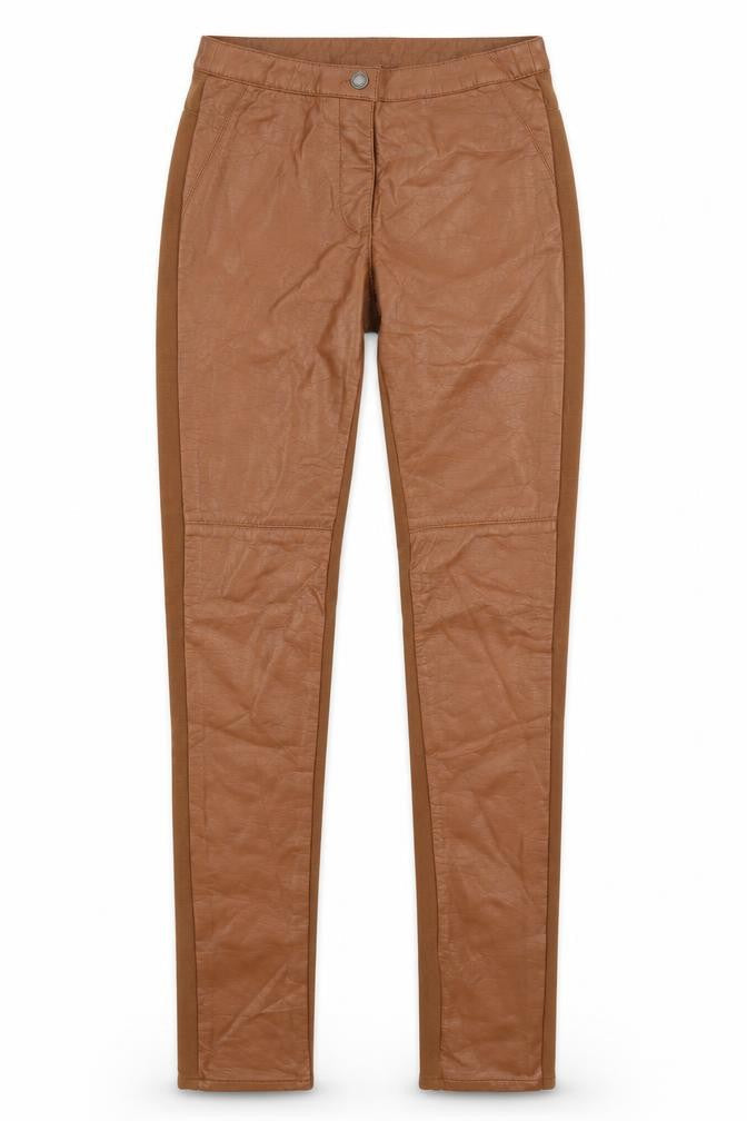 H&M Womens Brown   Trousers  Size 8 L29.5 in