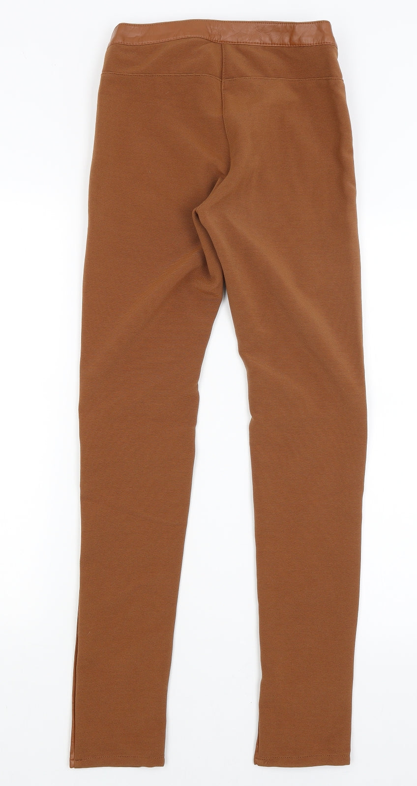 H&M Womens Brown   Trousers  Size 8 L29.5 in