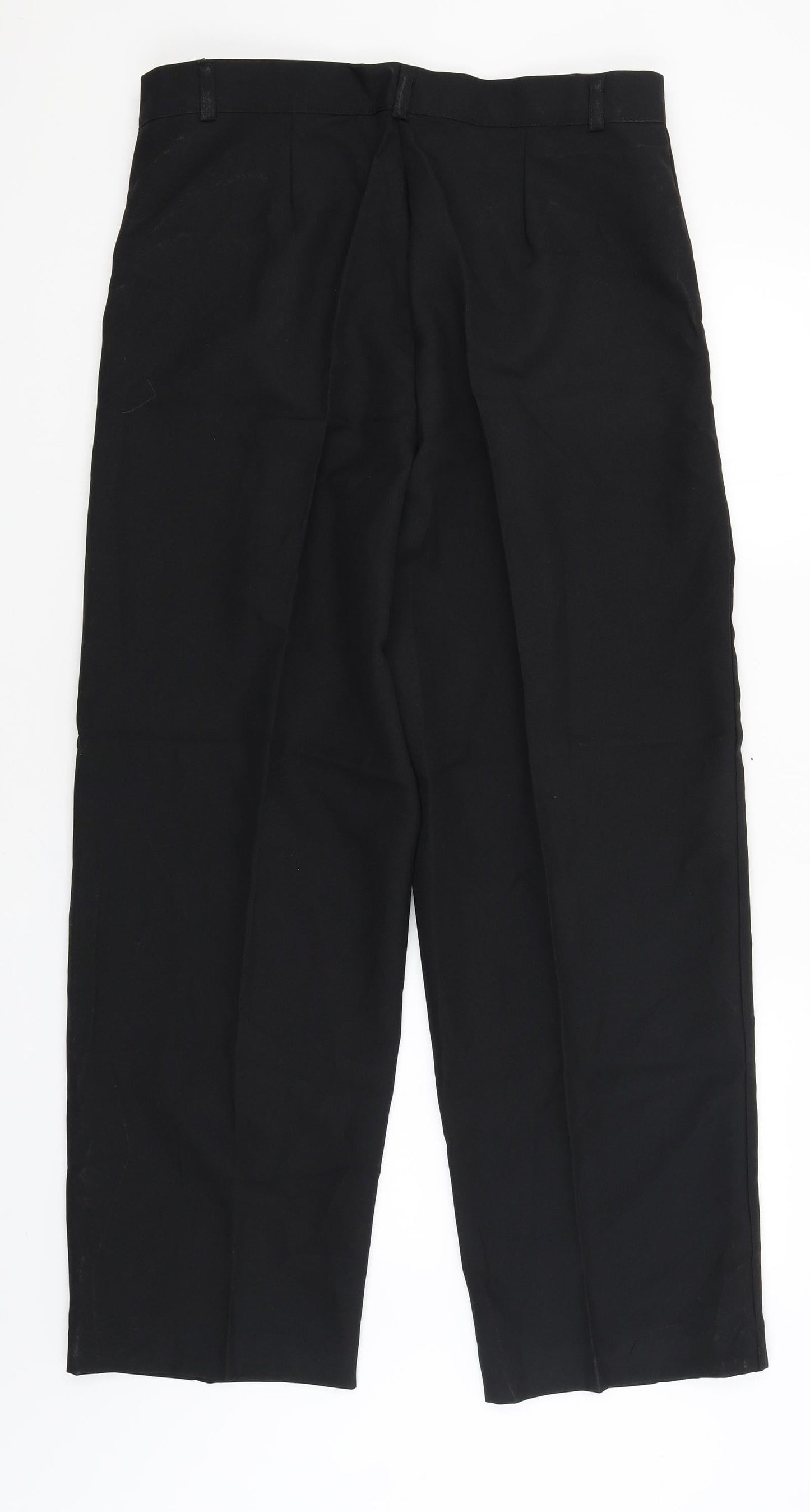 Preworn Womens Black   Dress Pants Trousers Size 16 L29 in