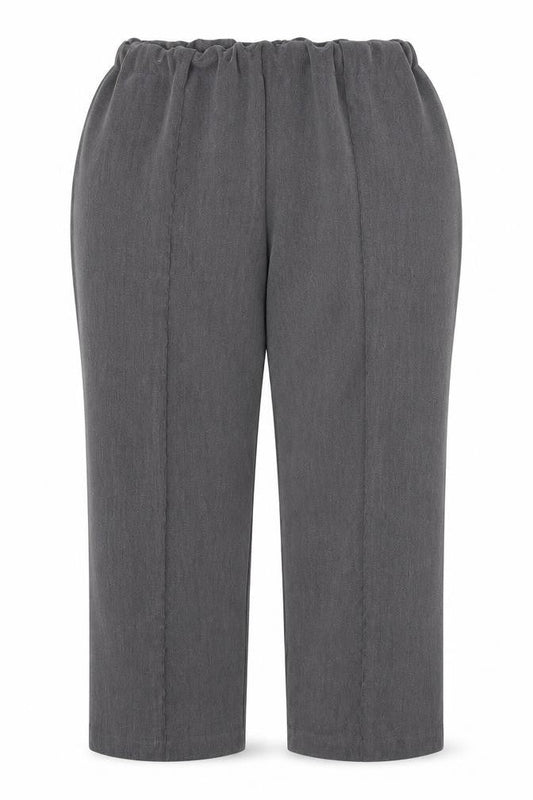 Bonmarché Womens Grey Trousers Size 18 L23.5 in