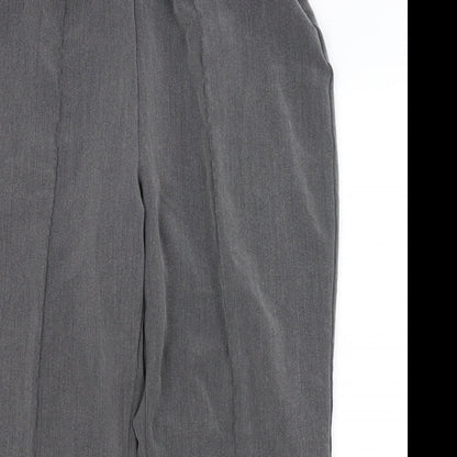 Bonmarché Womens Grey Trousers Size 18 L23.5 in