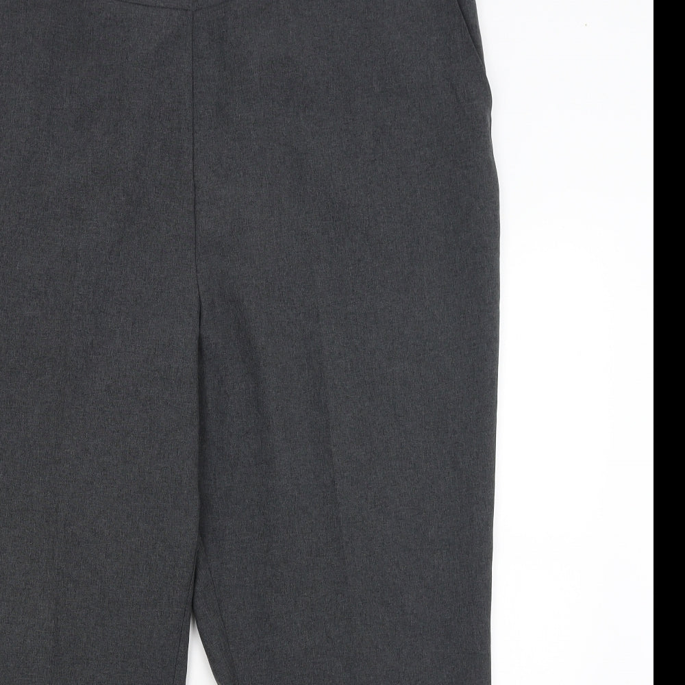 Bonmarche Womens Grey   Dress Pants Trousers Size 22 L26.5 in
